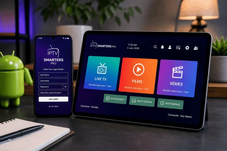 IPTV Smarters Pro sur smartphone et tablette Android