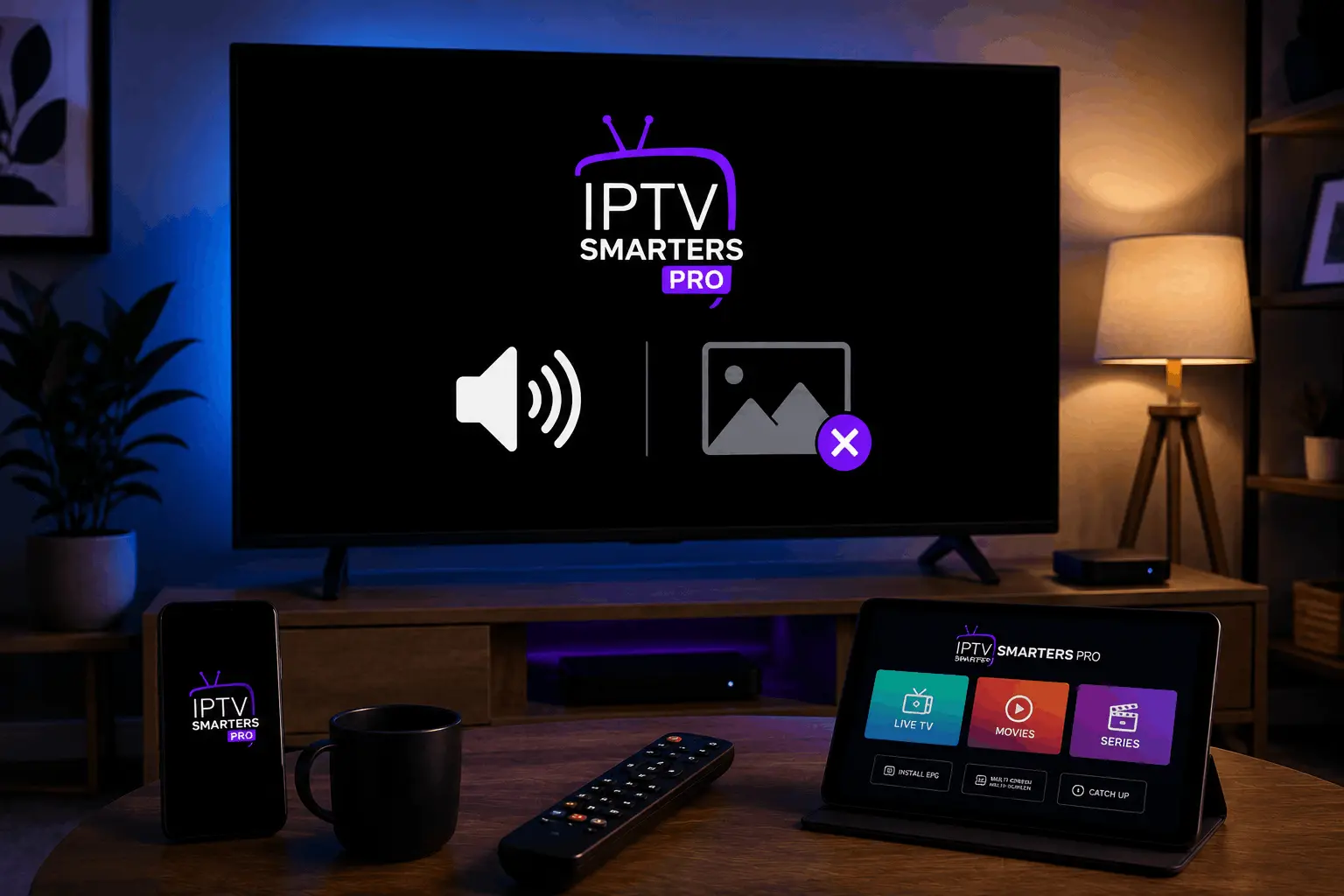 IPTV Smarters Pro son mais pas d’image sur Smart TV en 2026