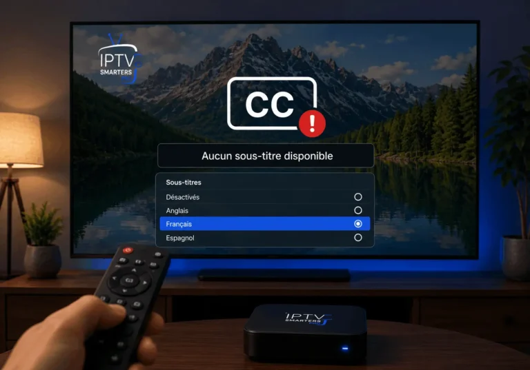 Sous-titres IPTV Smarters Pro ne fonctionnent pas sur Smart TV en 2026